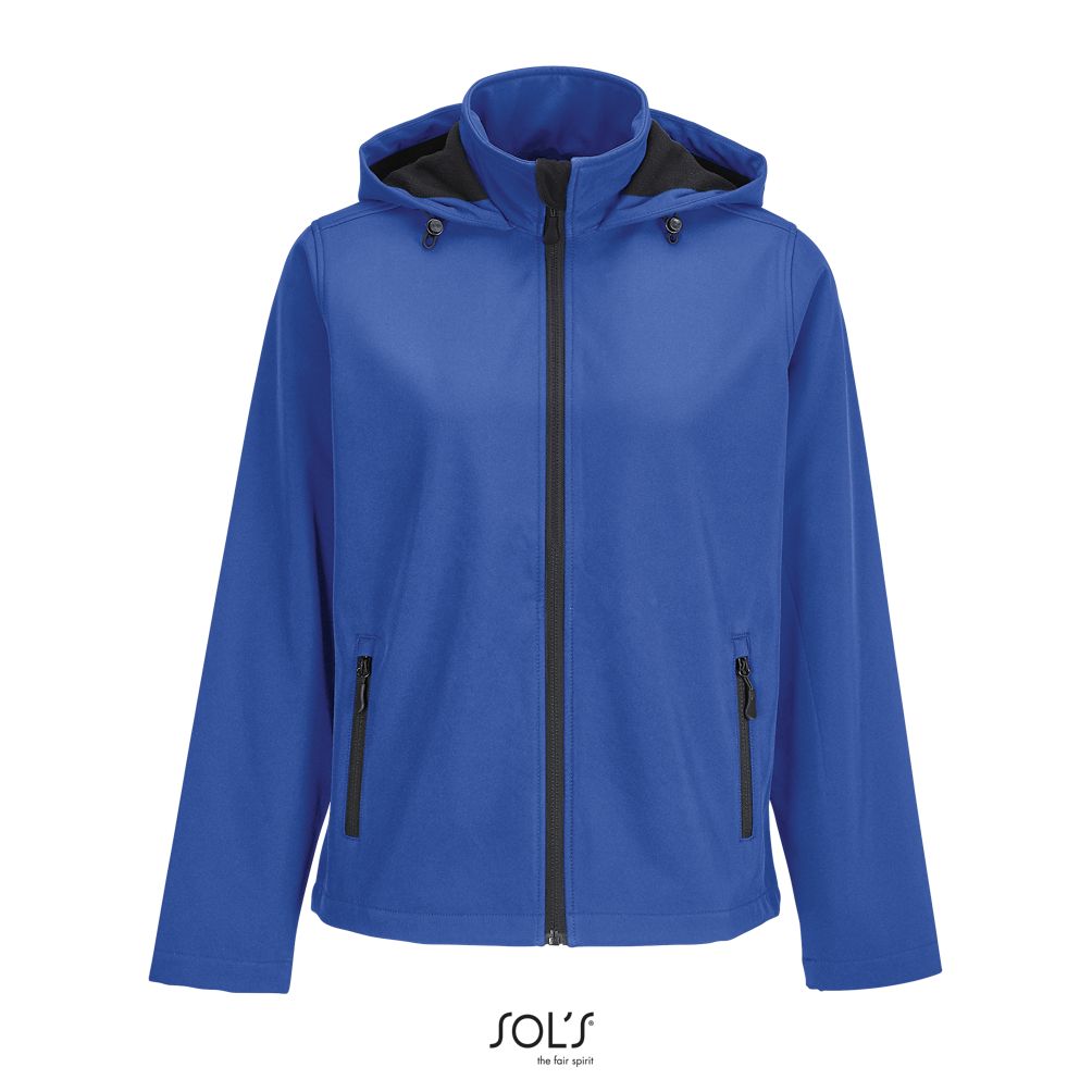 Chaqueta Softshell Mujer Con Capucha SOL'S RACE HOODED WOMEN AZUL ROYAL