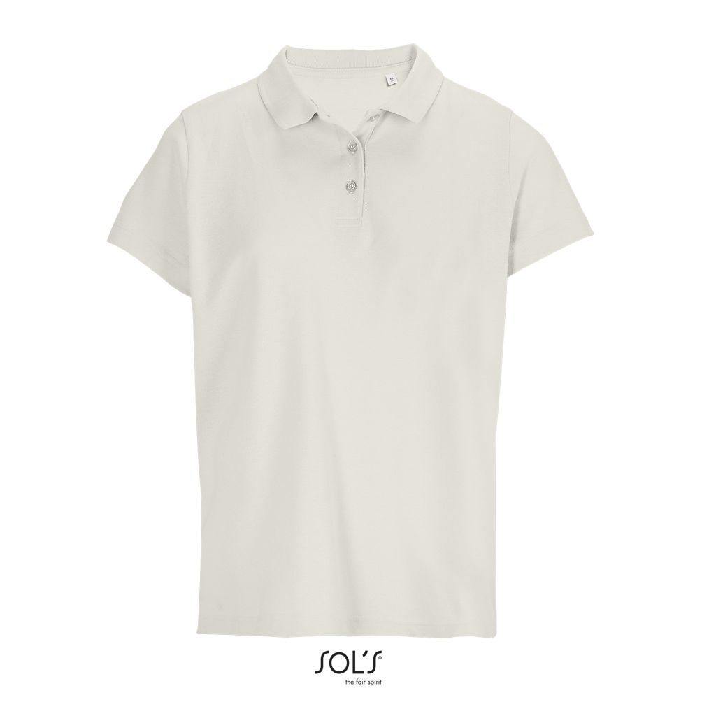 Polo Mujer SOL'S PULSE WOMEN Blanco crema