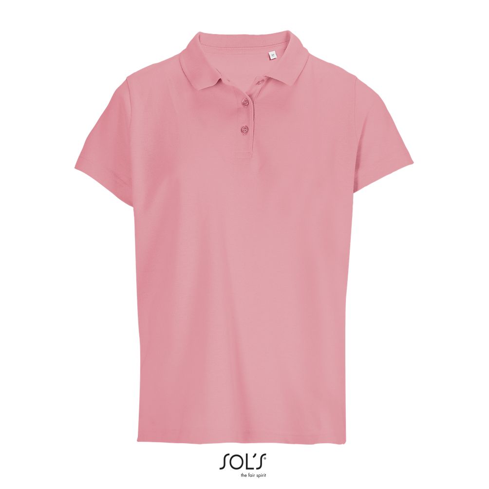 Polo Mujer SOL'S PULSE WOMEN Rosa Claro