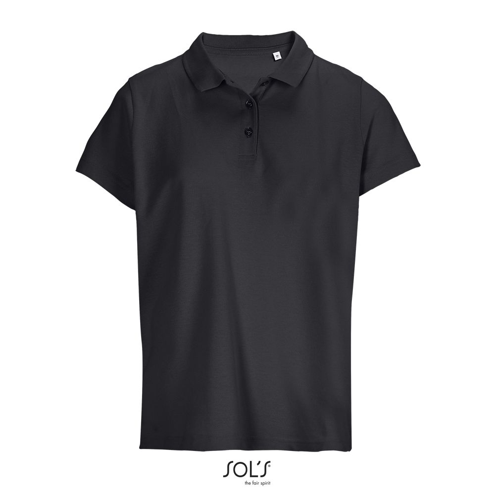 Polo Mujer SOL'S PULSE WOMEN NEGRO