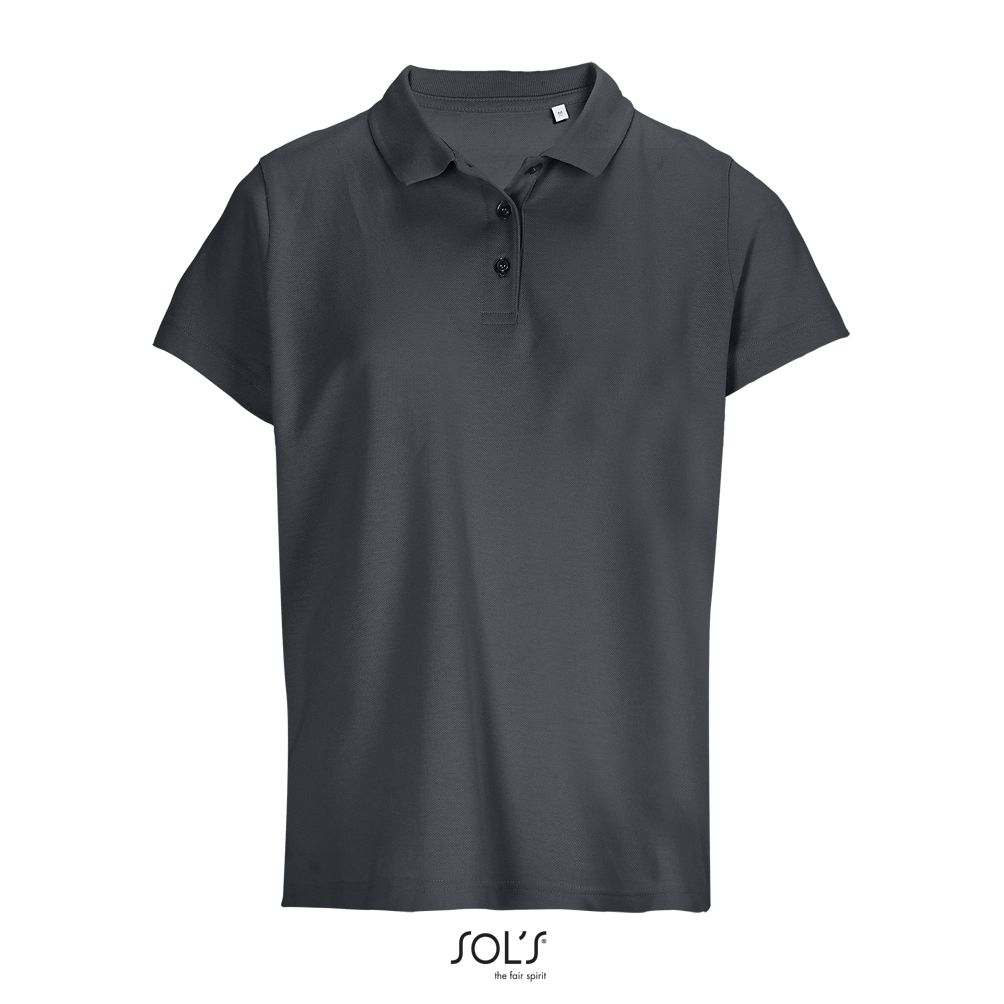 Polo Mujer SOL'S PULSE WOMEN GRIS RATÓN