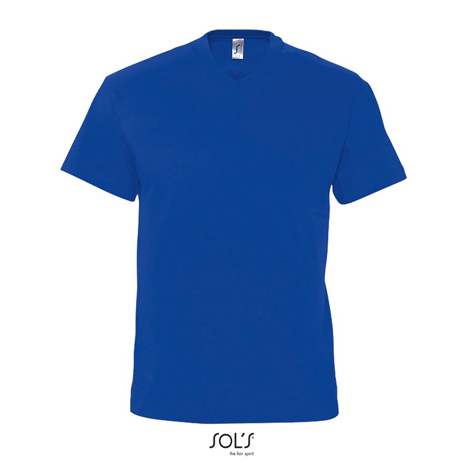 Camiseta Hombre Cuello Pico SOL'S VICTORY AZUL ROYAL
