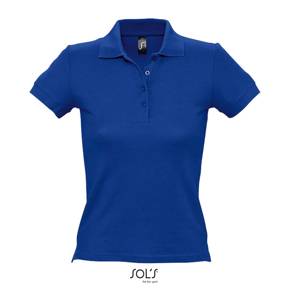Polo Piqué Mujer SOL'S PEOPLE AZUL ROYAL