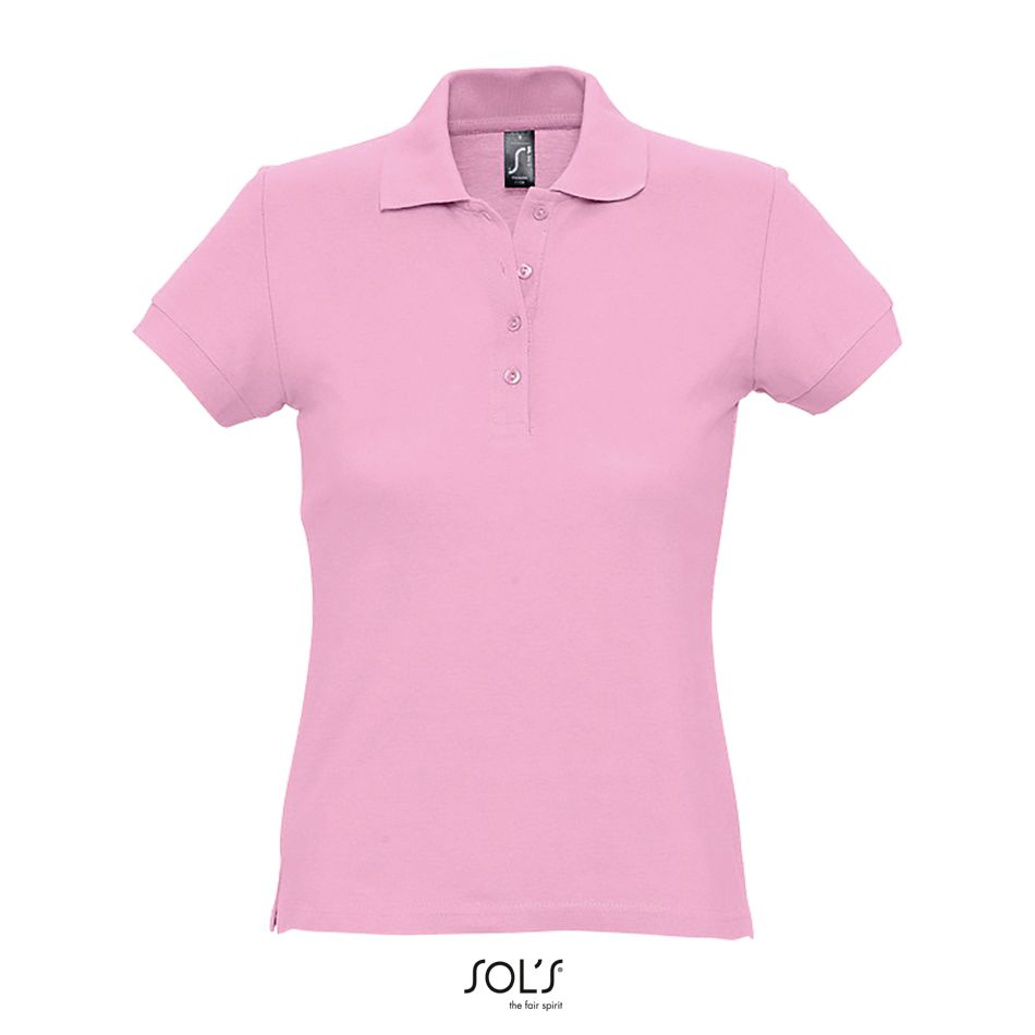 Polo De Manga Corta Para Mujer SOL'S PASSION ROSA
