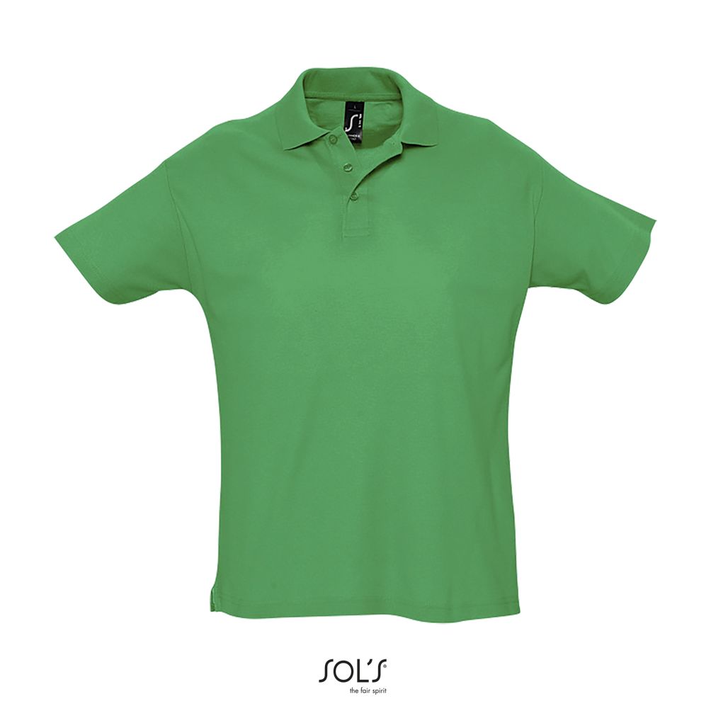 Polo Hombre Manga Corta SOL'S SUMMER II VERDE PRADERA