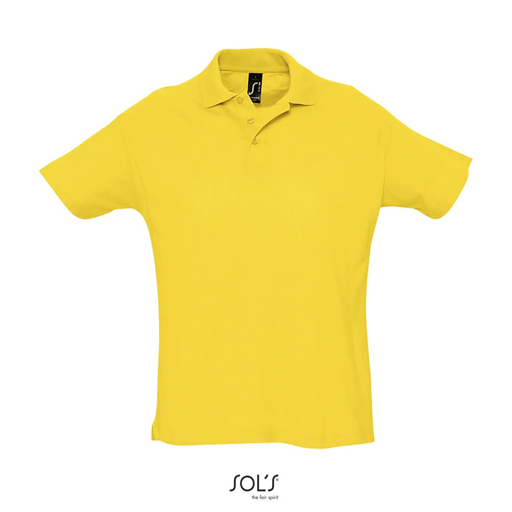 Polo Hombre Manga Corta SOL'S SUMMER II AMARILLO