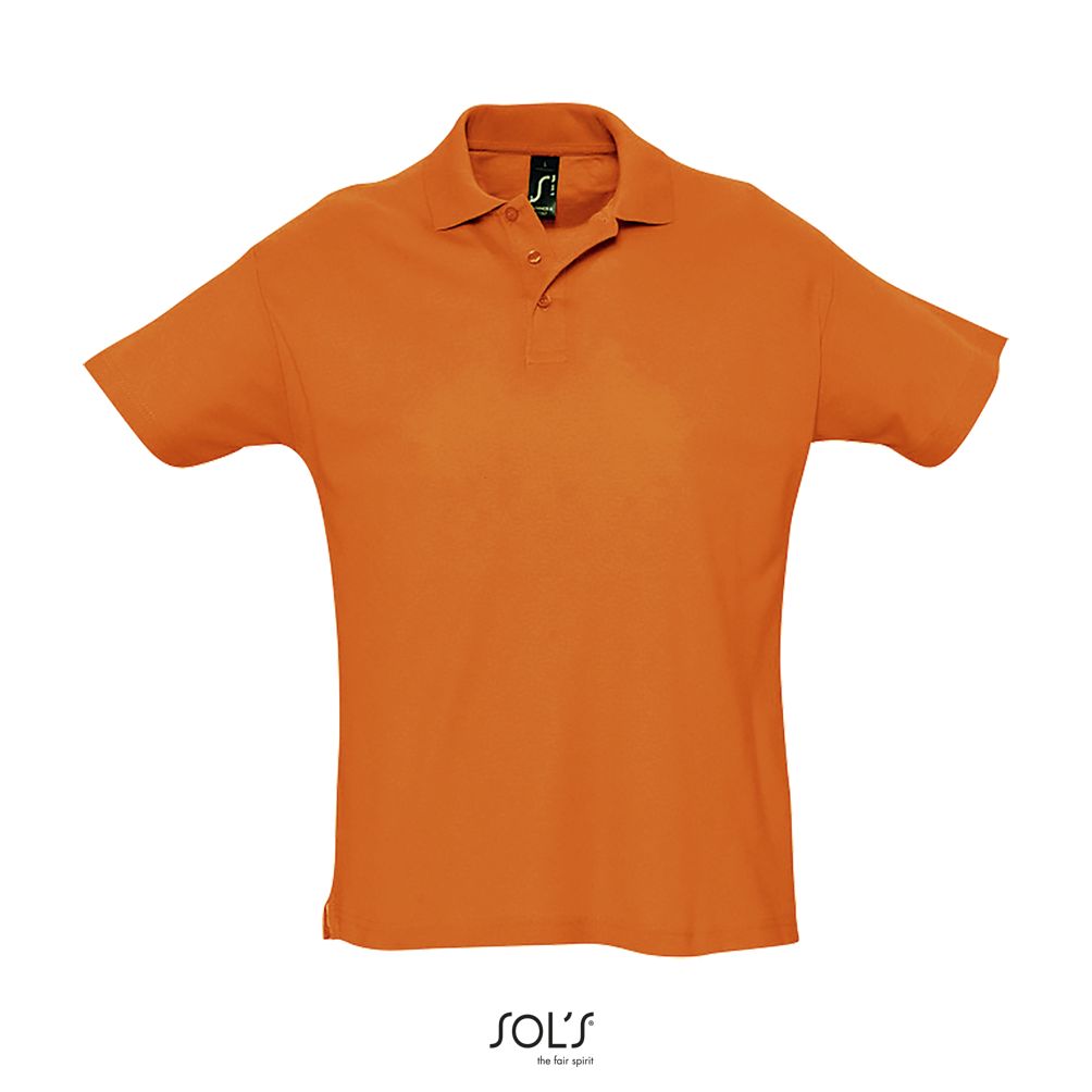 Polo Hombre Manga Corta SOL'S SUMMER II NARANJA