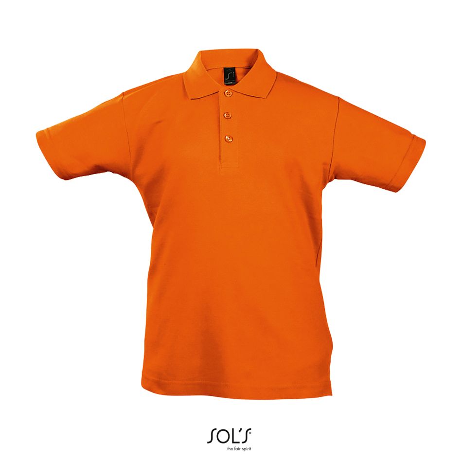Polo Para Niño SOL'S SUMMER II KIDS NARANJA