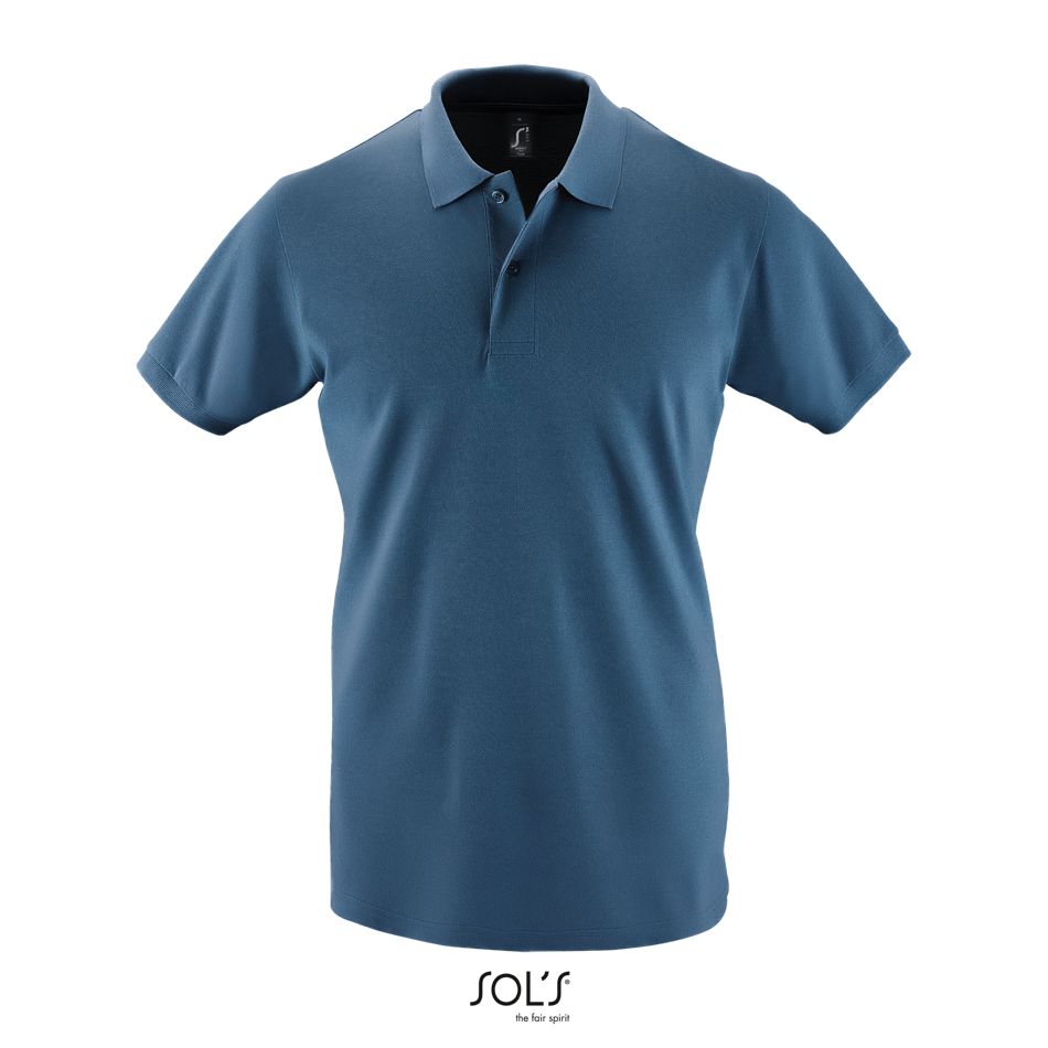 Polo Hombre Manga Corta SOL'S PERFECT MEN Azul pizarra