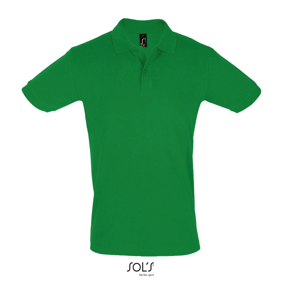 Polo Hombre Manga Corta SOL'S PERFECT MEN VERDE PRADERA