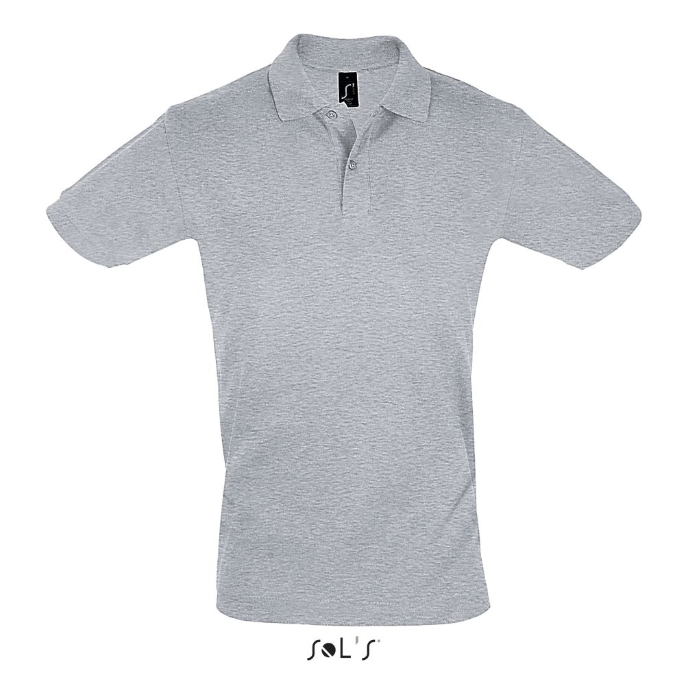 Polo Hombre Manga Corta SOL'S PERFECT MEN GRIS MEZCLA