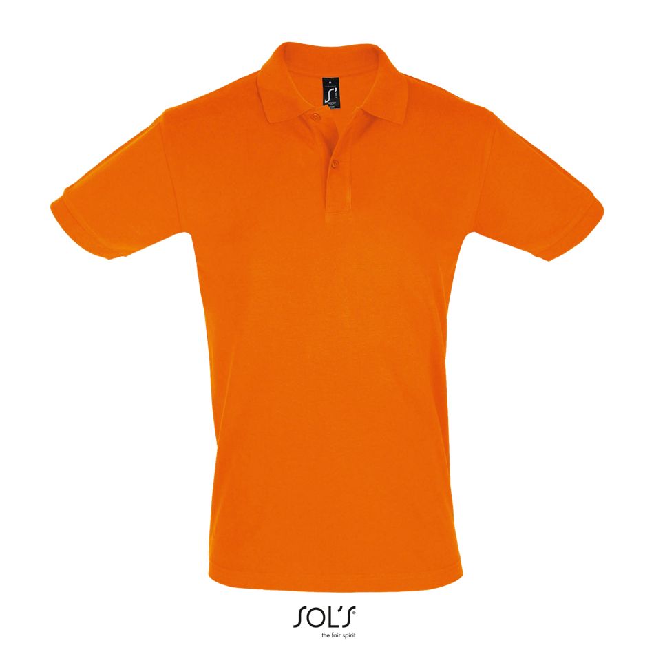 Polo Hombre Manga Corta SOL'S PERFECT MEN NARANJA