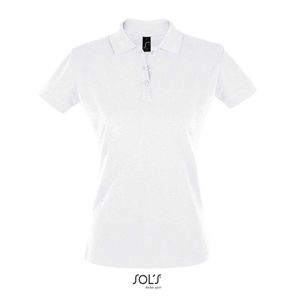 Polo Mujer Manga Corta SOL'S PERFECT WOMEN BLANCO
