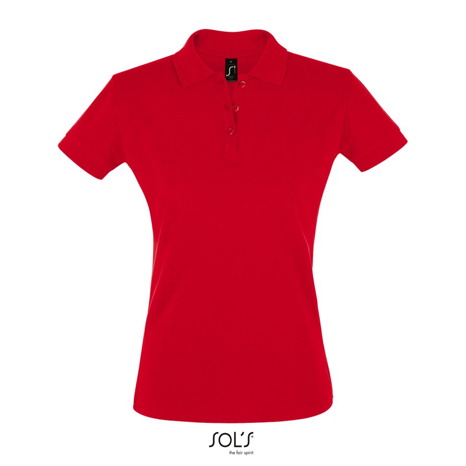 Polo Mujer Manga Corta SOL'S PERFECT WOMEN ROJO