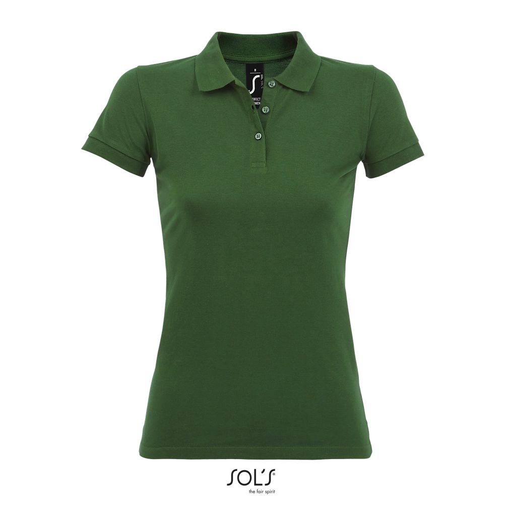 Polo Mujer Manga Corta SOL'S PERFECT WOMEN VERDE BOTELLA