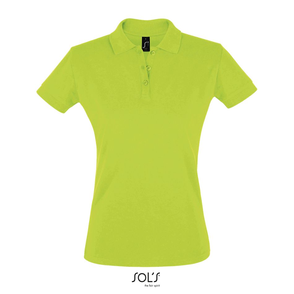 Polo Mujer Manga Corta SOL'S PERFECT WOMEN VERDE MANZANA