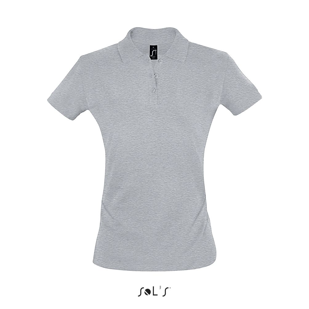 Polo Mujer Manga Corta SOL'S PERFECT WOMEN GRIS MEZCLA