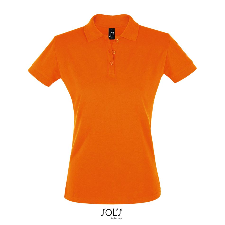 Polo Mujer Manga Corta SOL'S PERFECT WOMEN NARANJA