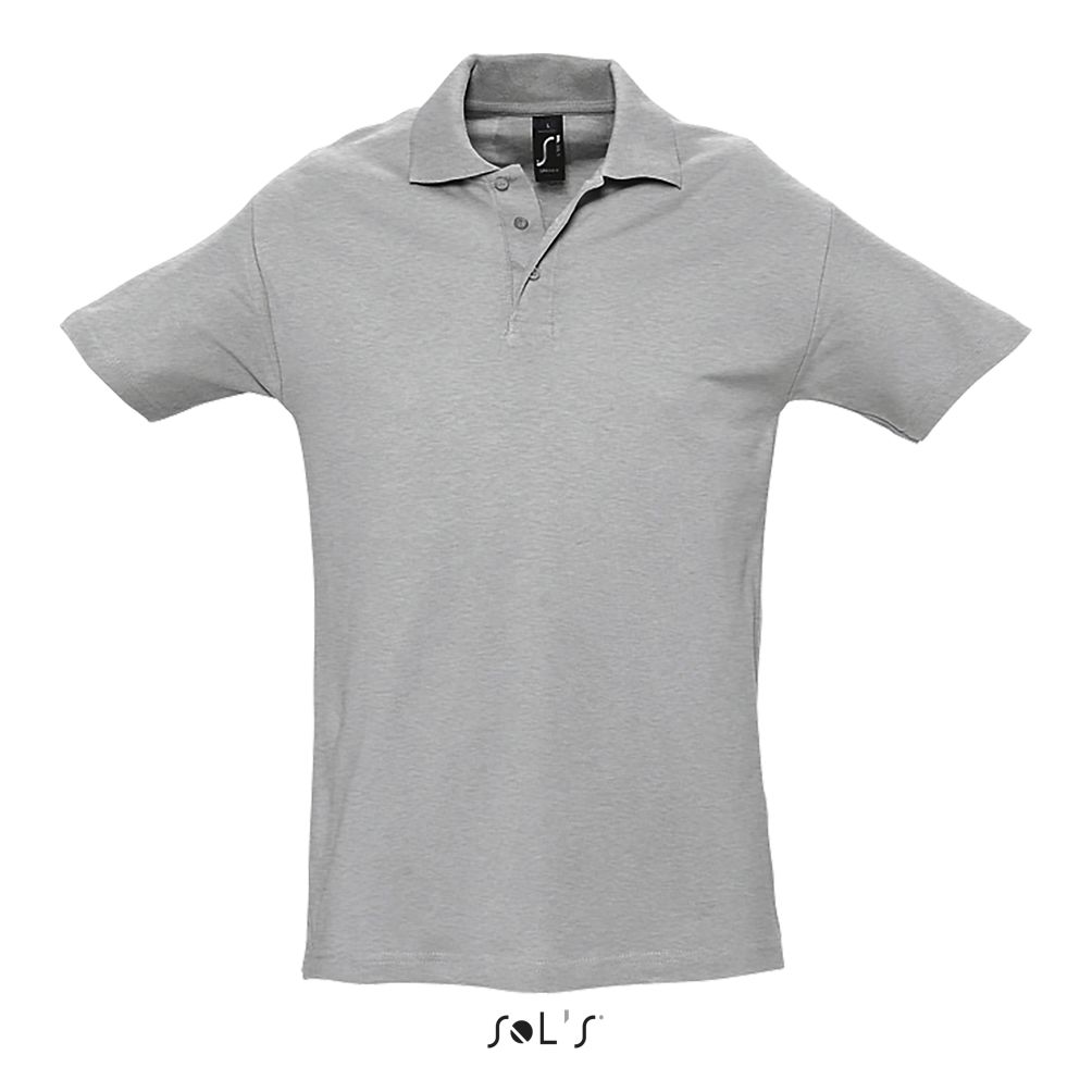 Polo Hombre SOL'S SPRING II GRIS MEZCLA