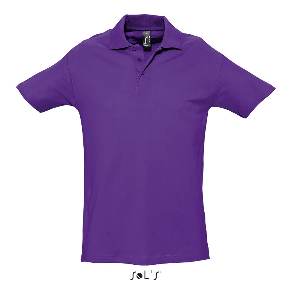 Polo Hombre SOL'S SPRING II MORADO OSCURO