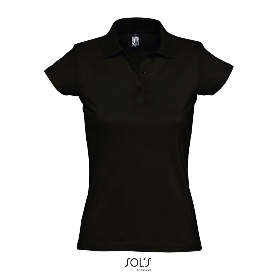 Polo Para Mujer SOL'S PRESCOTT WOMEN NEGRO PROFUNDO
