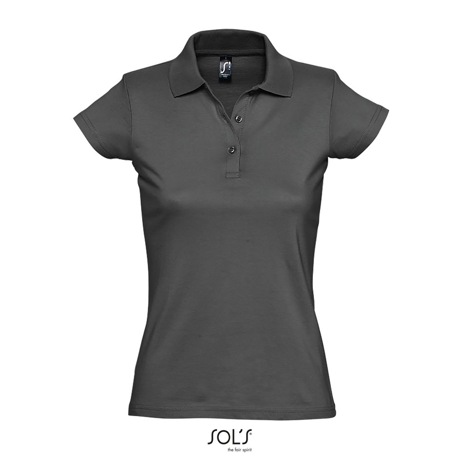 Polo Para Mujer SOL'S PRESCOTT WOMEN GRIS OSCURO