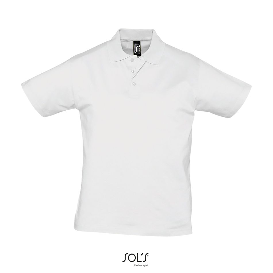 Polo Para Hombre SOL'S PRESCOTT MEN BLANCO