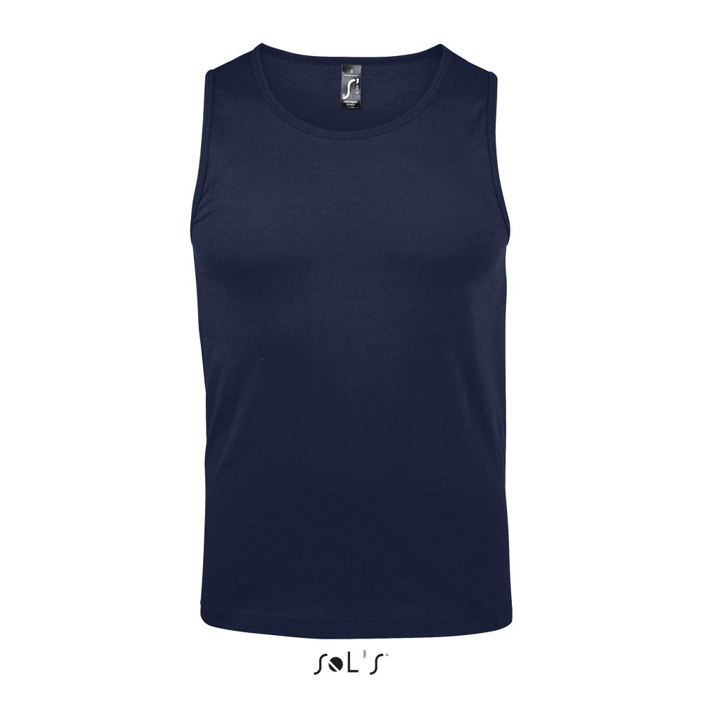 Camiseta Hombre Sin Mangas SOL'S JUSTIN FRENCH MARINO