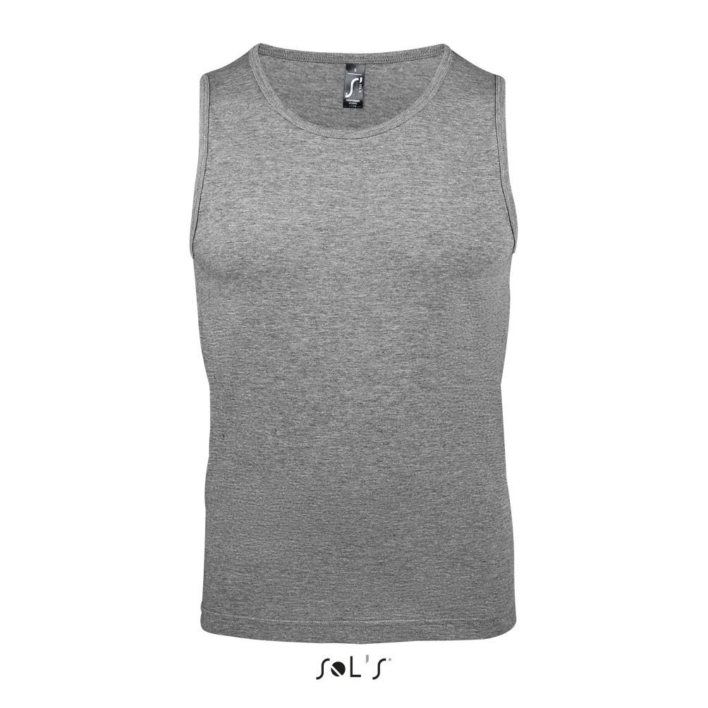 Camiseta Hombre Sin Mangas SOL'S JUSTIN GRIS MEZCLA