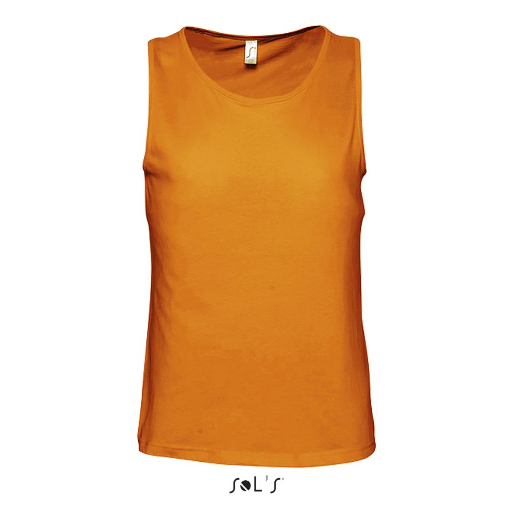Camiseta Hombre Sin Mangas SOL'S JUSTIN NARANJA