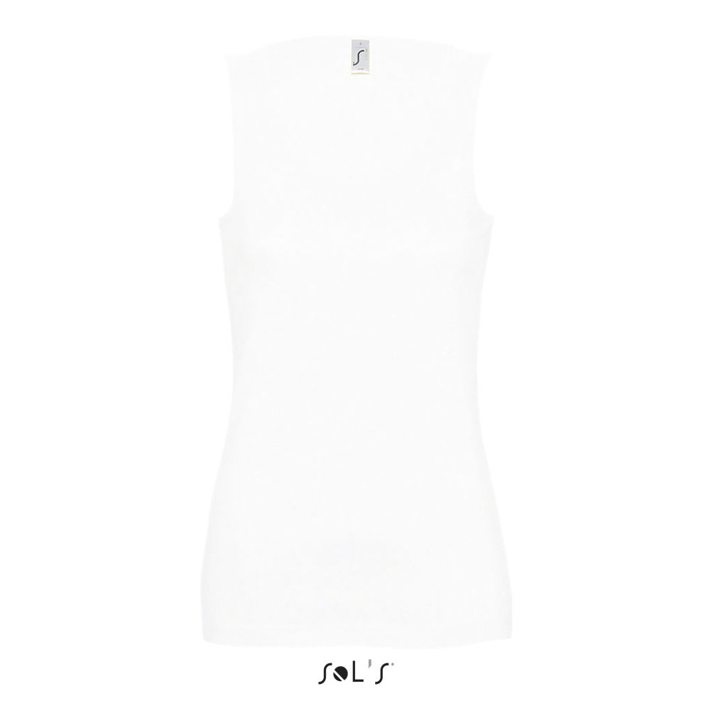 Camiseta Mujer Sin Mangas SOL'S JANE BLANCO