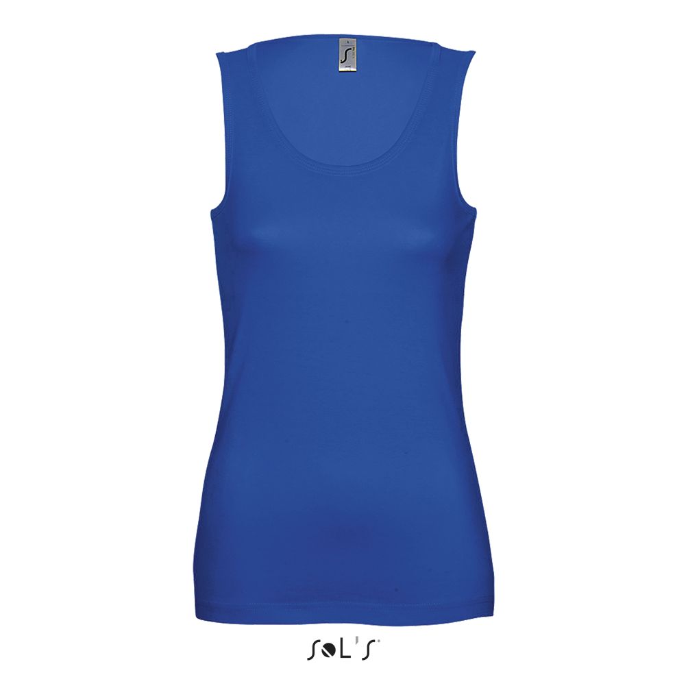 Camiseta Mujer Sin Mangas SOL'S JANE AZUL ROYAL