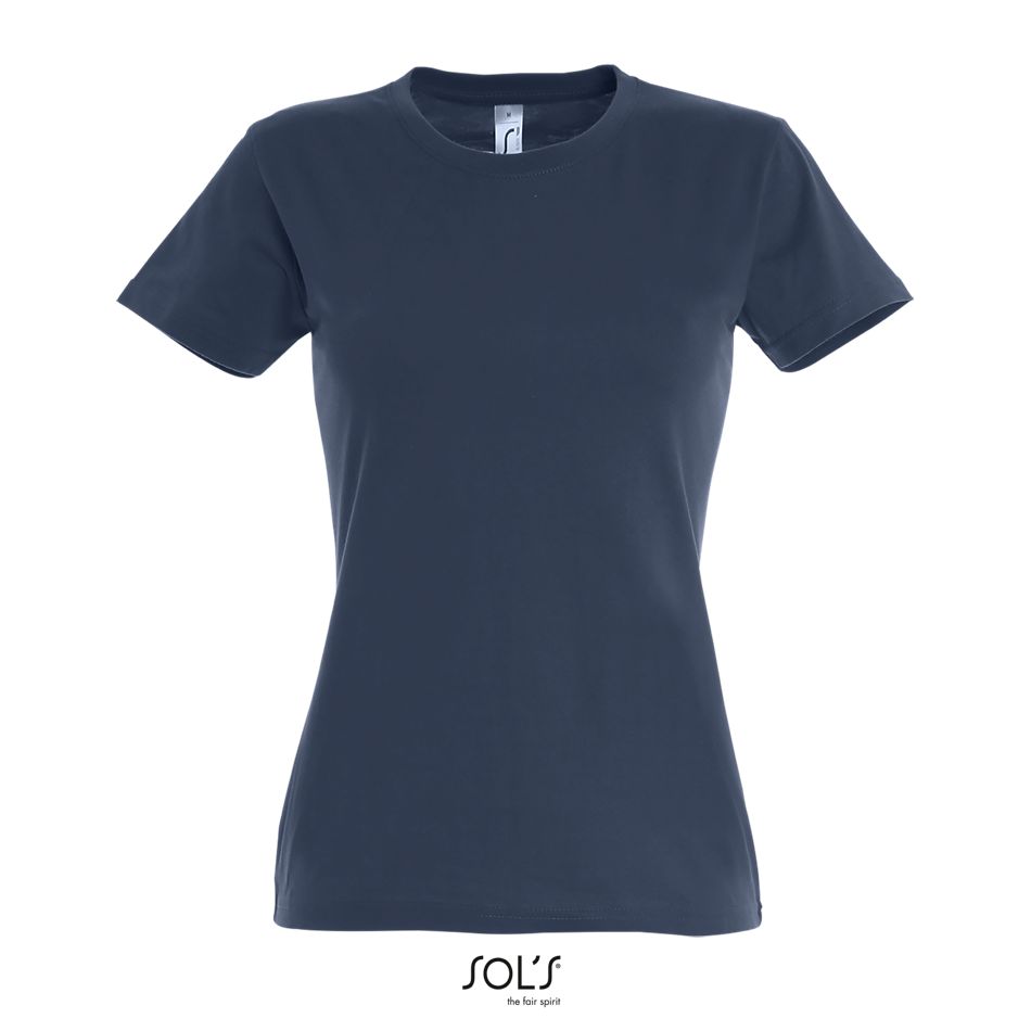 Camiseta Mujer Cuello Redondo SOL'S Imperial WOMEN DENIM