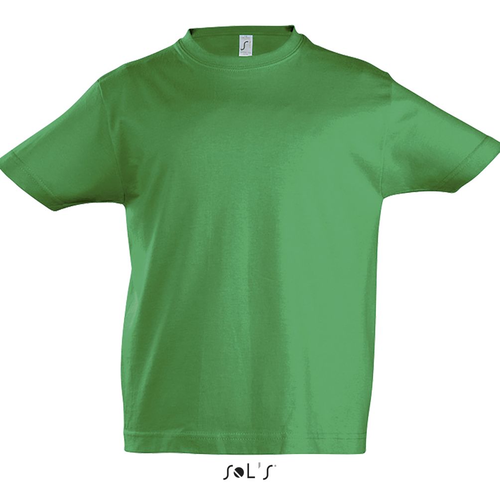 Camiseta Niño Cuello Redondo SOL'S Imperial KIDS VERDE PRADERA