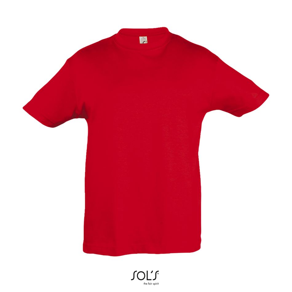 Camiseta Niño Cuello Redondo SOL'S REGENT KIDS ROJO