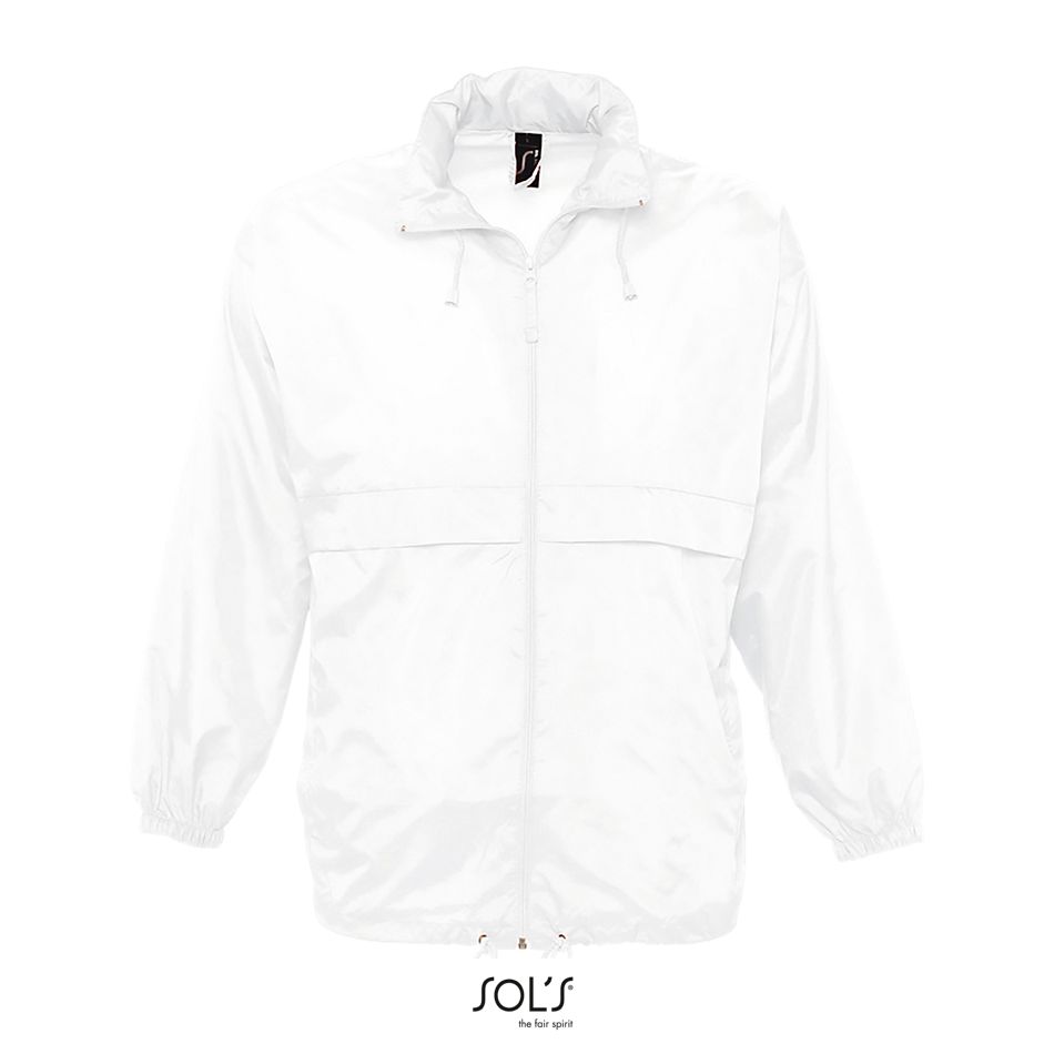 Cortaviento Unisex Hidrófugo SOL'S SURF BLANCO