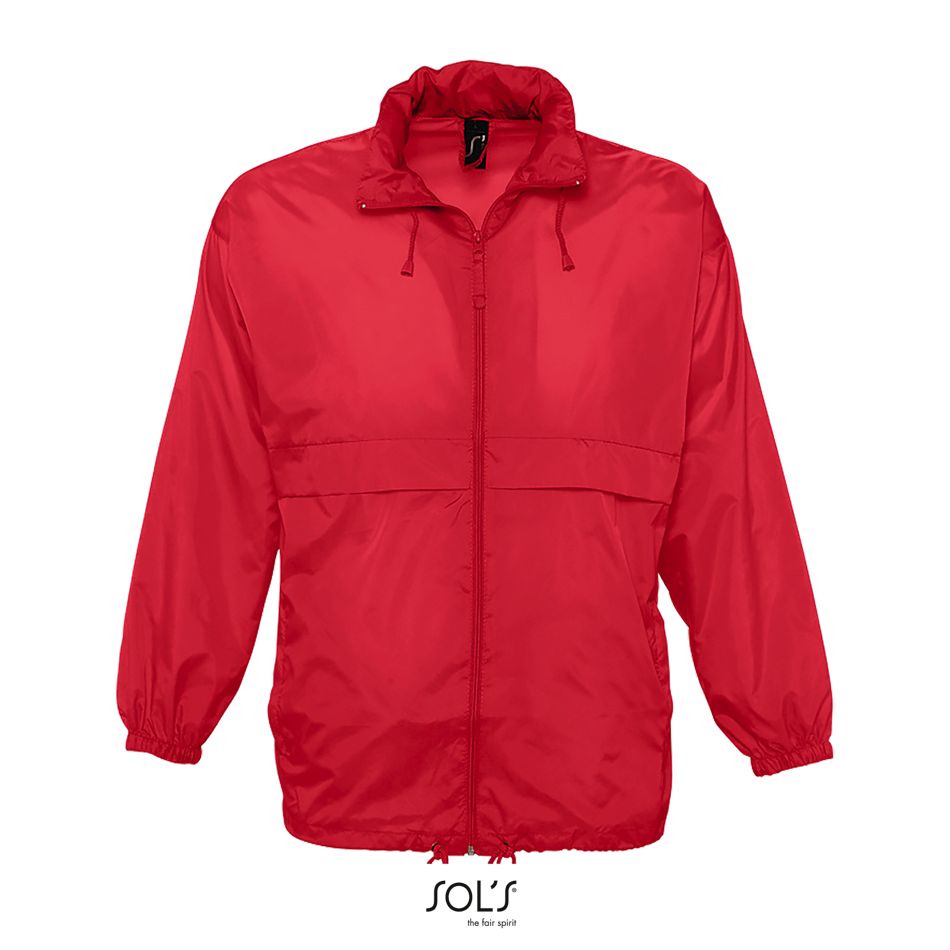 Cortaviento Unisex Hidrófugo SOL'S SURF ROJO