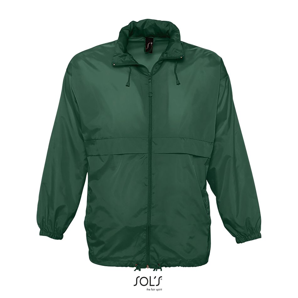 Cortaviento Unisex Hidrófugo SOL'S SURF VERDE BOSQUE