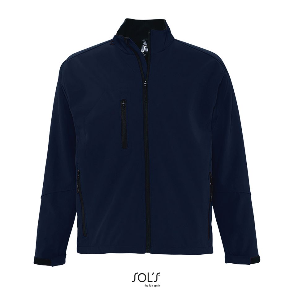 Softshell Con Cremallera Para Hombre SOL'S RELAX AZUL PROFUNDO