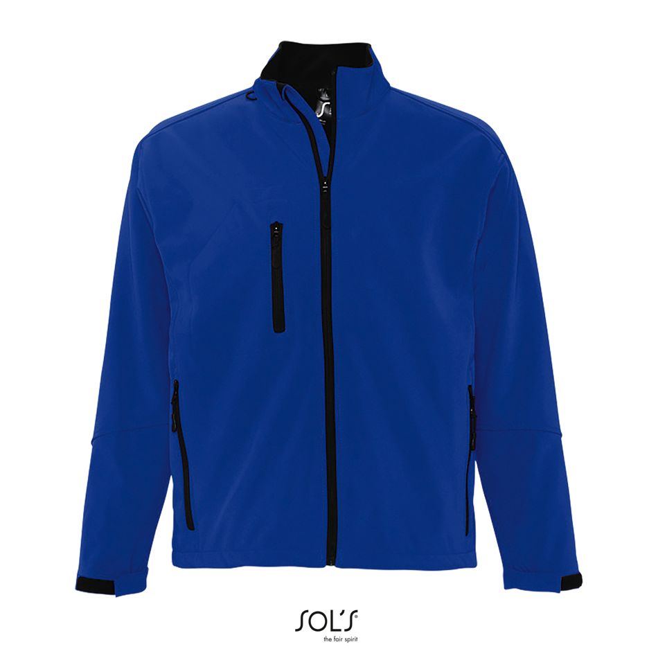 Softshell Con Cremallera Para Hombre SOL'S RELAX AZUL ROYAL