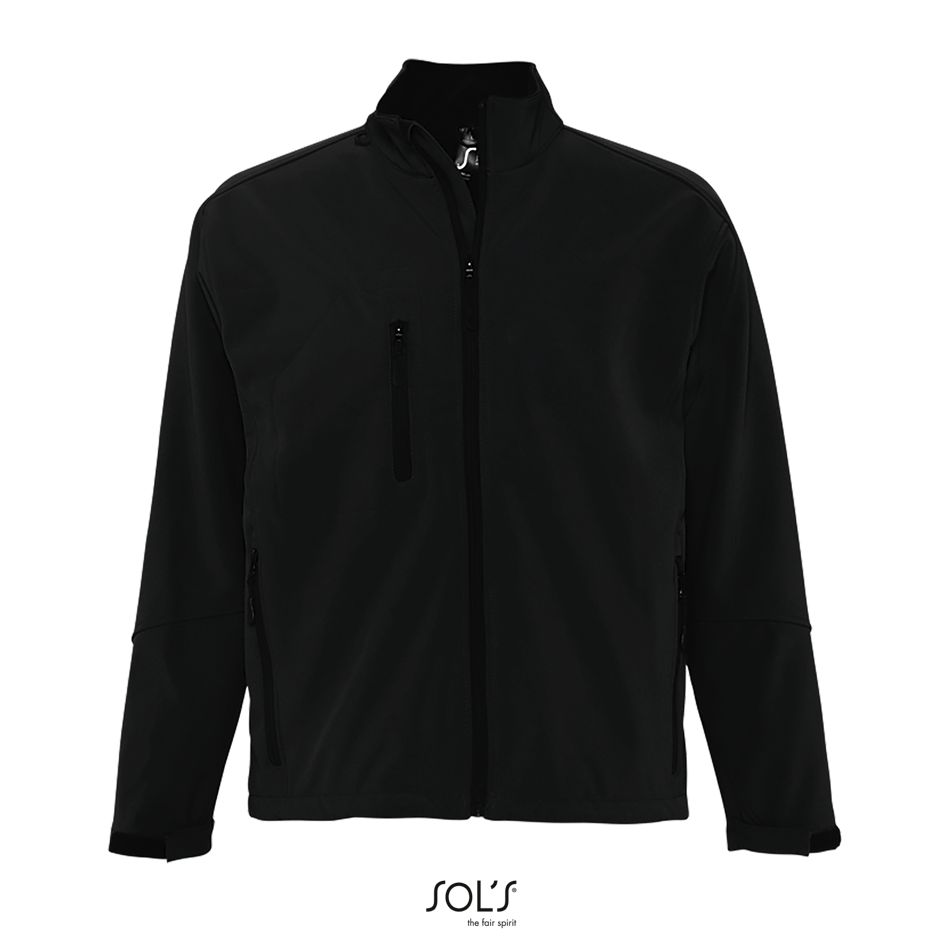 Softshell Con Cremallera Para Hombre SOL'S RELAX NEGRO