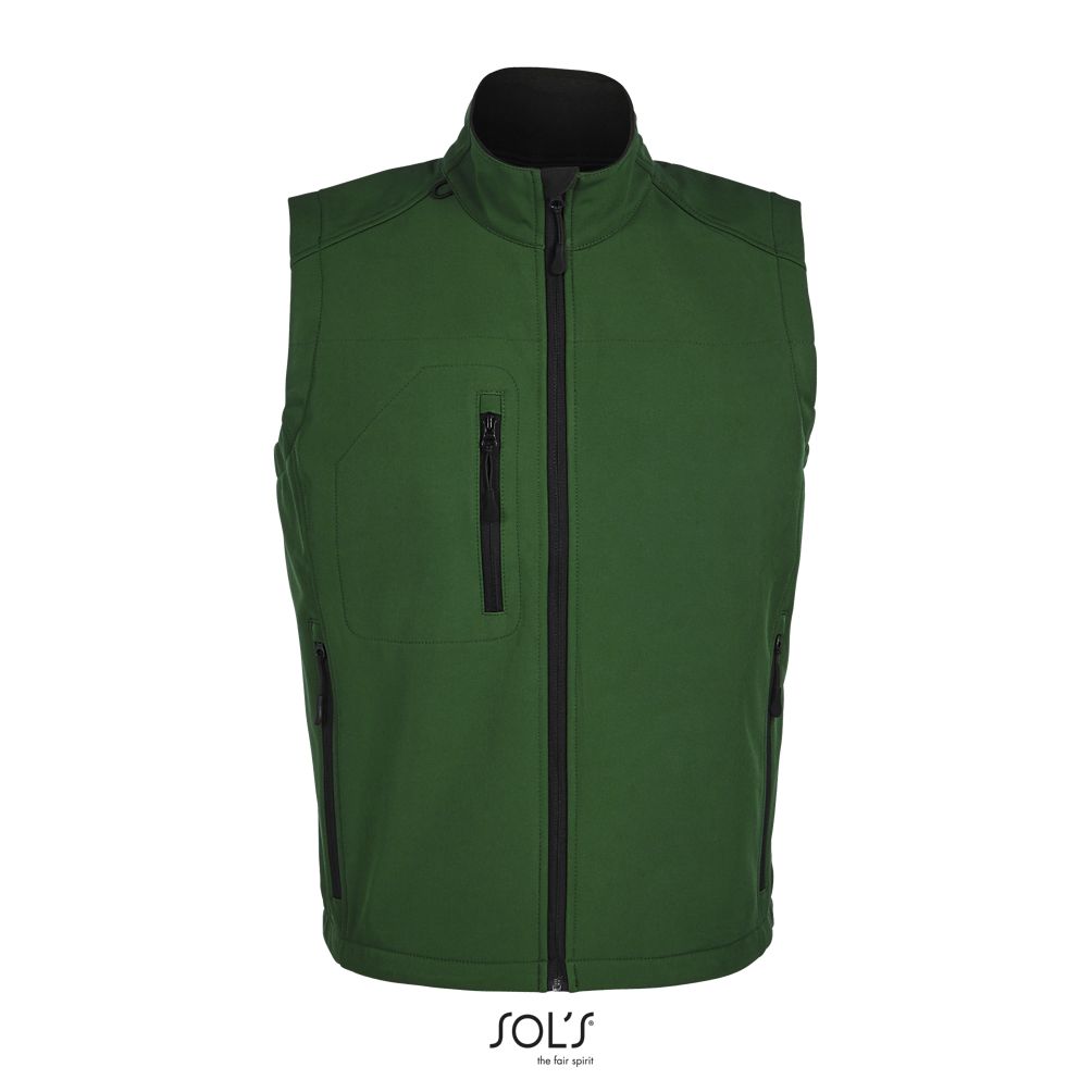 Chaleco Softshell Para Hombre SOL'S RALLYE MEN VERDE BOTELLA