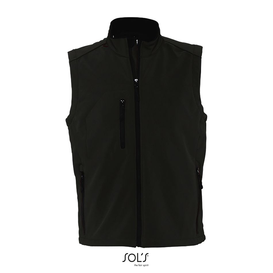 Chaleco Softshell Para Hombre SOL'S RALLYE MEN NEGRO
