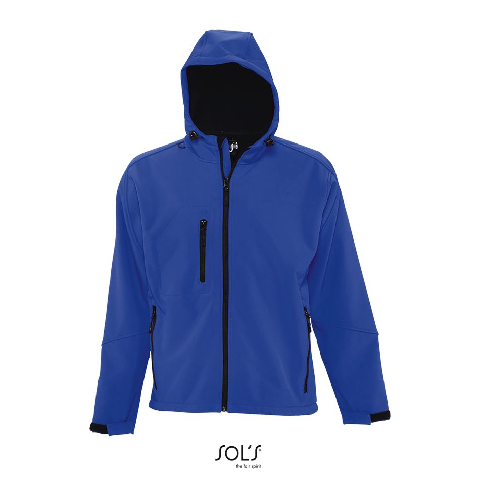 Softshell Con Capucha Para Hombre SOL'S REPLAY MEN AZUL ROYAL