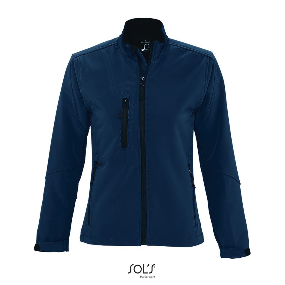 Softshell Con Cremallera Para Mujer SOL'S ROXY AZUL PROFUNDO