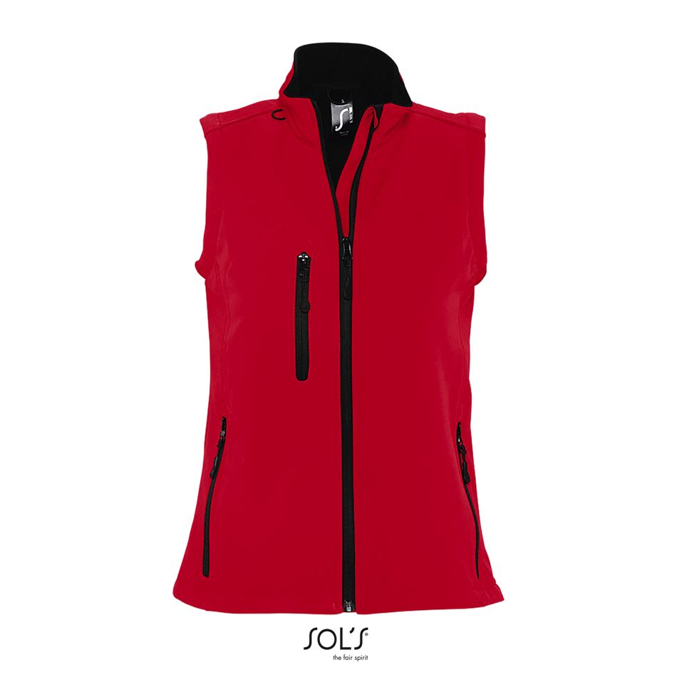 Chaleco Softshell Para Mujer SOL'S RALLYE WOMEN ROJO CHILI