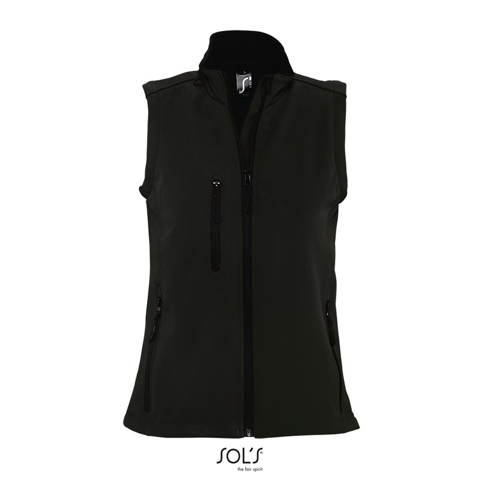 Chaleco Softshell Para Mujer SOL'S RALLYE WOMEN NEGRO