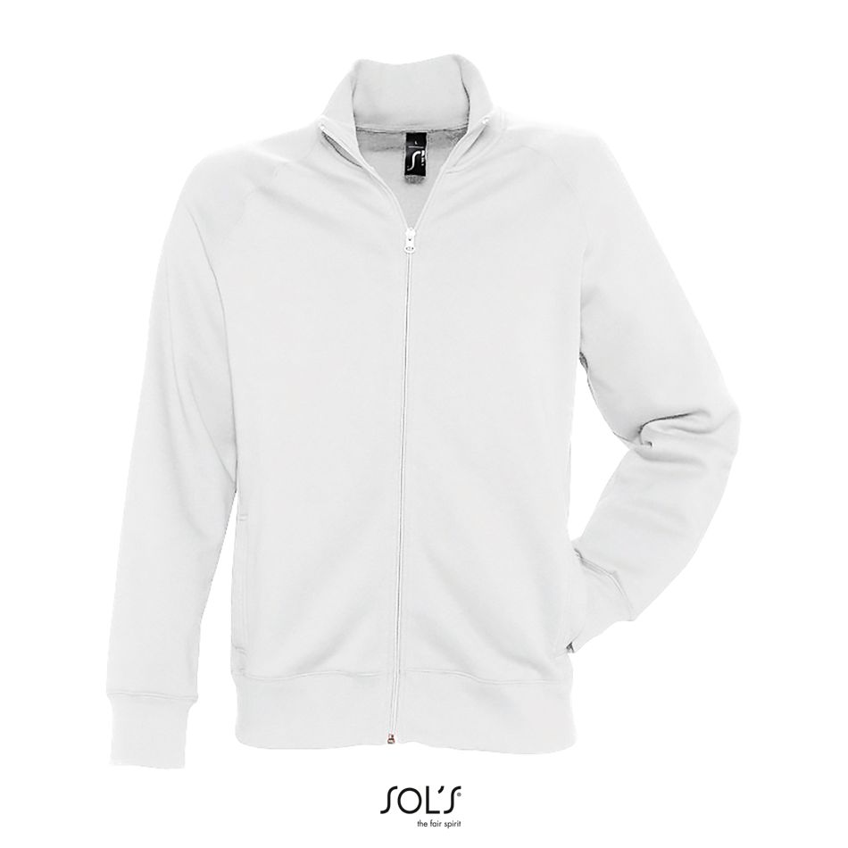 Chaqueta De Hombre Con Cremallera SOL'S SUNDAE BLANCO