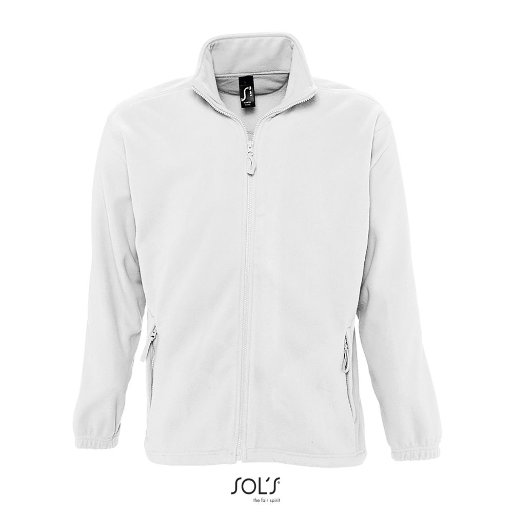 Chaqueta Con Cremallera Para Hombre SOL'S NORTH BLANCO
