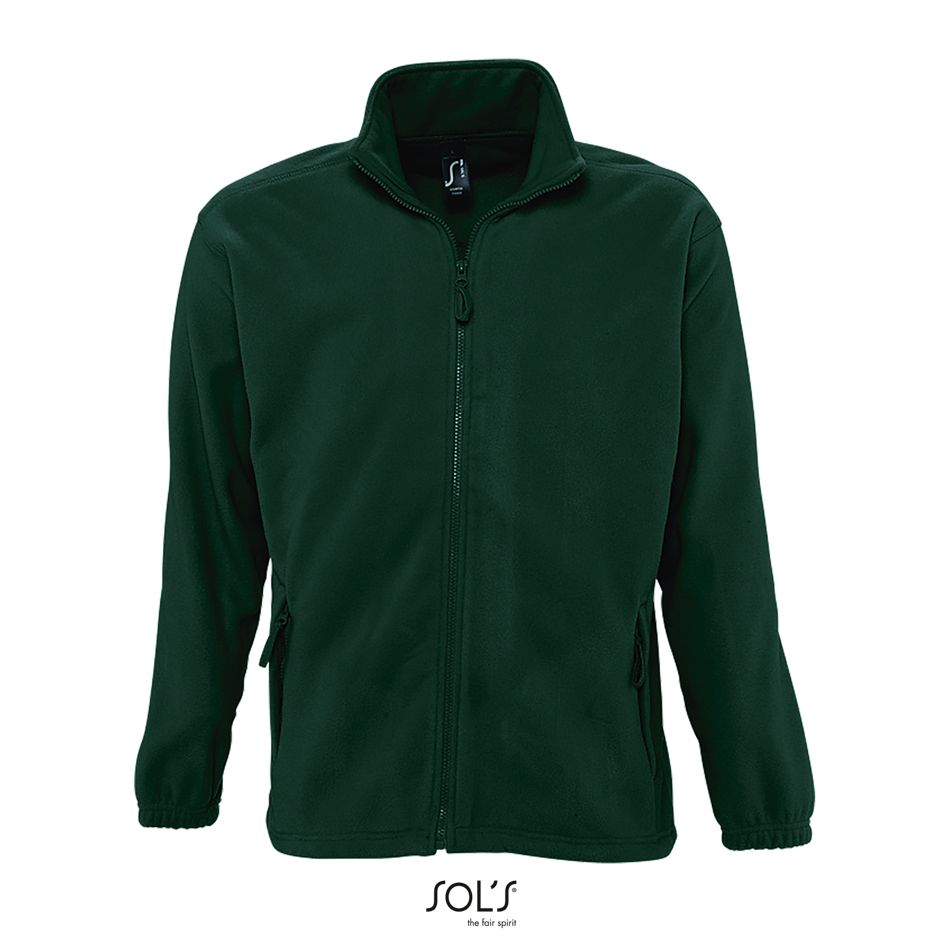Chaqueta Con Cremallera Para Hombre SOL'S NORTH VERDE PINO